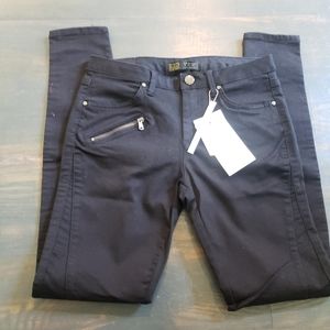 Zara Skinny Mid-rise Stretch Black Jeans